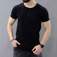 خرید  تیشرت مشکی ساده بیسیک با تضمین صددرصد کیفیت 