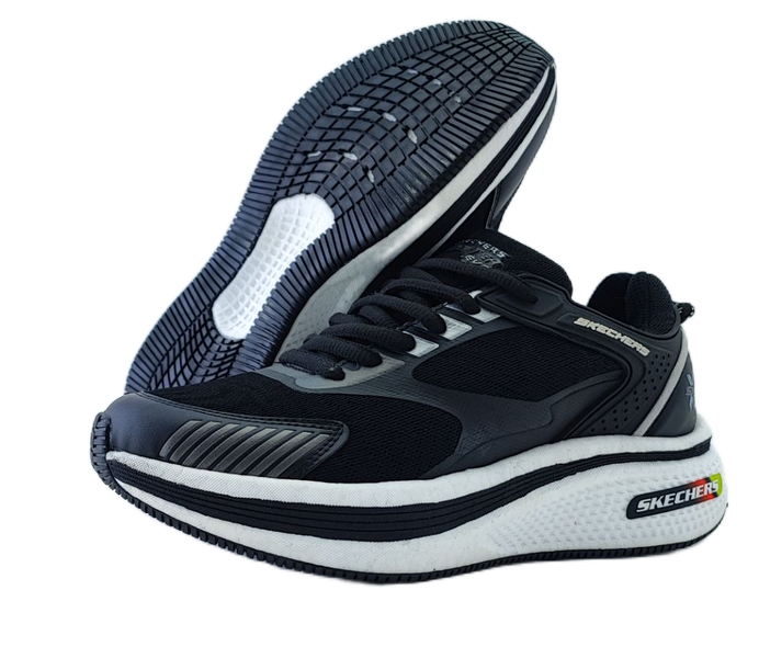 کفش اسپرت و روزمره مردانه برند اسکچرز Skechers مدل مانستر مشکی سفید کد 380