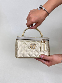 کیف زنانه باکسی دوختی آینه دار شنل  CHANEL کد 1670