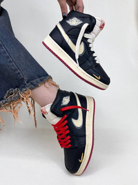 کتونی ساقدار زنانه ساقدار ایر جردن 1 NIKE AIR JORDAN 1 BICYCLE کد 912 دختر طهرونی
