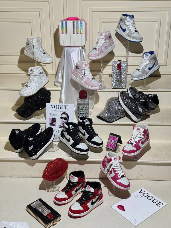 کتونی ونس ساقدار زنانه نایکی جردن 1 فول نگین nike jordan 1 کد 1264