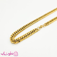 خرید  گردنبند مردانه کارتیه استیل طلایی 