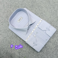 پیراهن طرحدار مردانه قواره ازاد ( قواره کلاسیک ) _ استین بلند