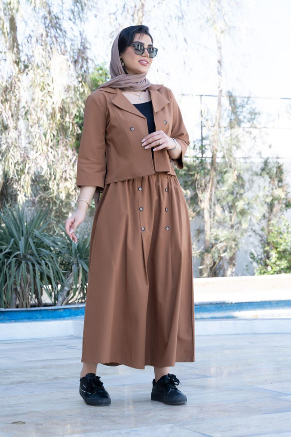 کت و دامن شش دکمه لنین لانکو