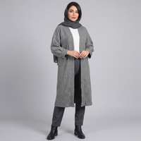 مانتو زنانه موهر بیسکویتی پاییزی کد 85