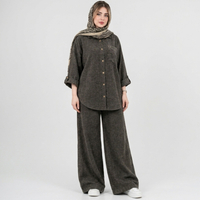 ست مانتو و شلوار زنانه مخمل پاییزی