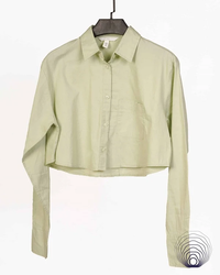خرید شومیز کراپ زنانه  H&M 