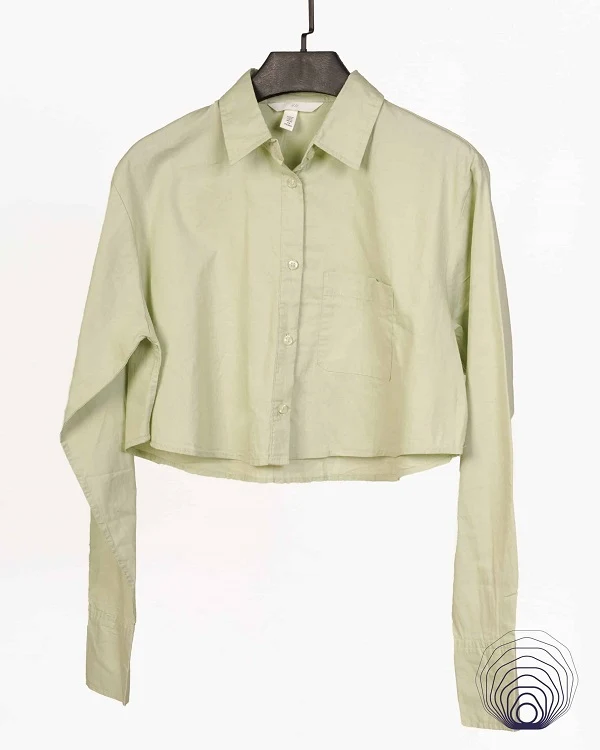 خرید شومیز کراپ زنانه  H&M 