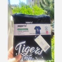 خرید تیشرت بچگانه مشکی طرح tiger برند پیپرتس آلمان جنس پنبه ای