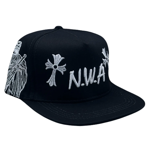 خرید  کلاه بک فیت مشکی مدل NWA CH 