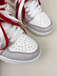 کتونی ونس ساقدار زنانه ایر جردن وان رد فانتوم jordan 1 RED fantom کد 912 دختر طرونی