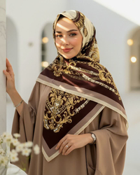 روسری نخی قواره 110 سانتیمتر