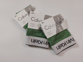 شورت مردانه نیم‌پا کلوین کلاین (Calvin Klein) رنگ سبز زیتونی – پک ۳ عددی سایز بزرگ 2XL و 3XL
