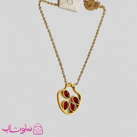 خرید  گردنبند دخترانه انار شب یلدا 