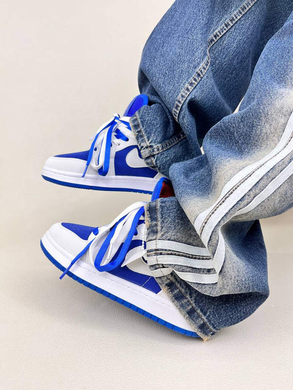 کتونی ساقدار زنانه ایر جردن 1 کینگ بلو  1 NIKE AIR JORDAN کد 912