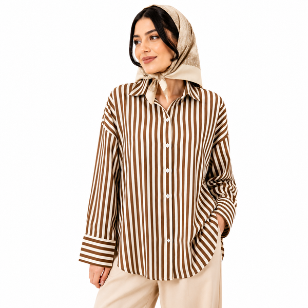 شومیز زنانه نخ کتان نگین دار وارداتی