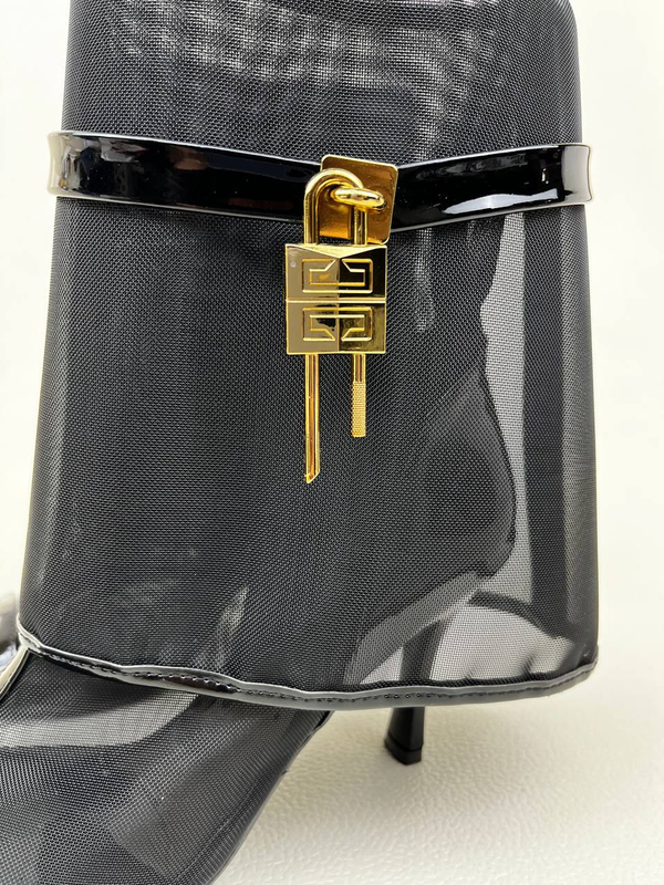 کفش پاشنه دار زنانه صندل جلو باز توری 10 سانتی ژیوانشی GIVENCHY کد 1620