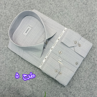 پیراهن طرحدار مردانه قواره ازاد ( قواره کلاسیک ) _ استین بلند