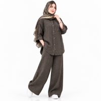 ست مانتو و شلوار زنانه مخمل پاییزی