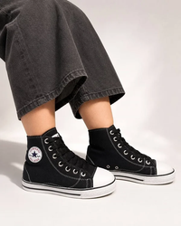 خرید کفش کانورس All Star Chuck Taylor ساقدار مشکی