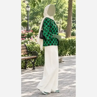 خرید کت مازراتی مجلسی زنانه و دخترانه پاییزی رنگ سبز مشکی فری سایز 