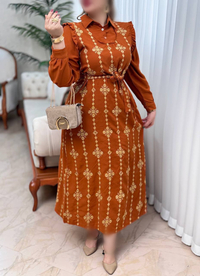 پیراهن طلاکوب ستاره کد 50208