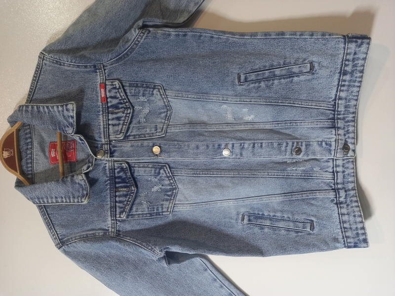 خرید لیوایز LEVIS کت جین اسپورت - جین کج راه گرم بالا صادراتی - لیوایز LEVIS - 