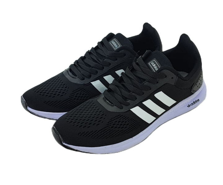 کفش اسپرت و رانینگ مردانه بزرگ‌پا برند آدیداس Adidas مدل فالکون مشکی کد 364