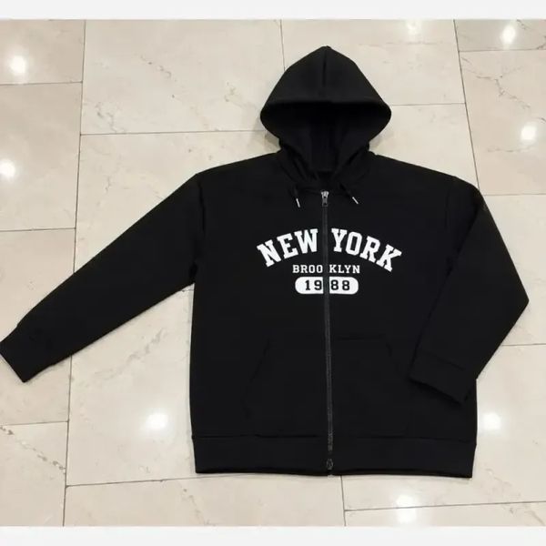 خرید سویشرت new york داخل کرکی فری سایز 