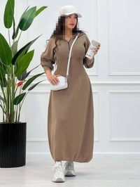 خرید  کفتان بافت ساعت شنی مدل ماهتیسا 
