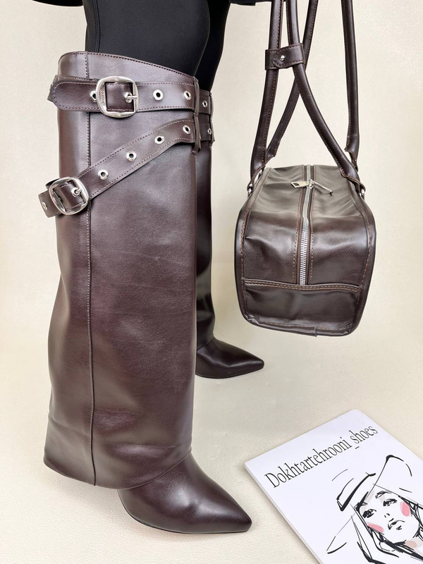 بوت زنانه ژیوانشی پاشنه دار GIVENCHY کد 1722 دختر طهرونی