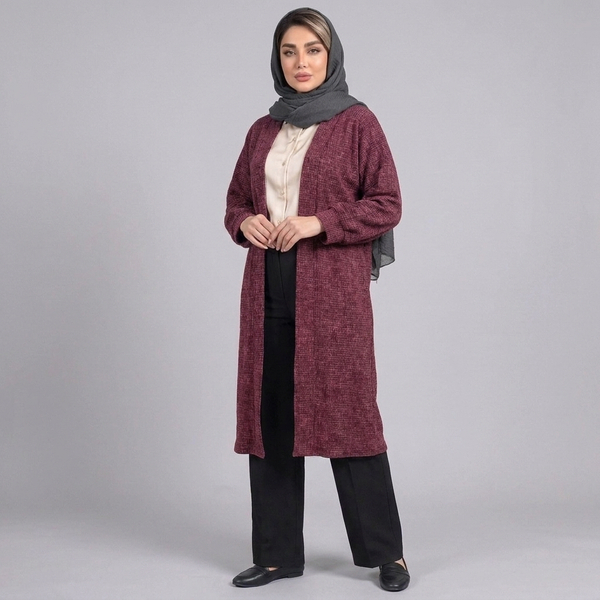 مانتو زنانه موهر بیسکویتی پاییزی کد 85