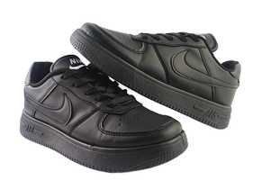 کفش اسپرت زنانه و‌پسرانه برند نایکی مدل ایرفورس nike airforce مشکی کد 70