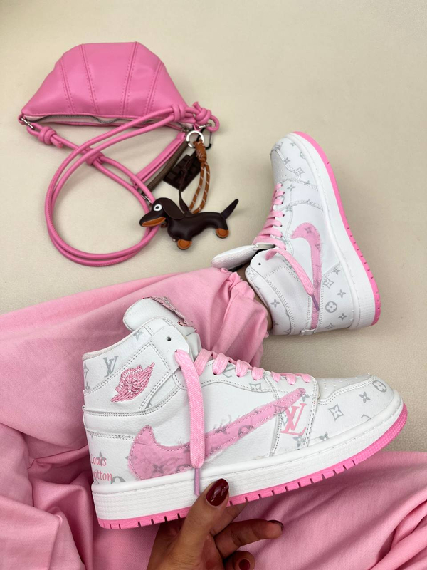 کتانی ونس ساقدار زنانه تراویس طرح لوی ویتون NIKE کد 1638