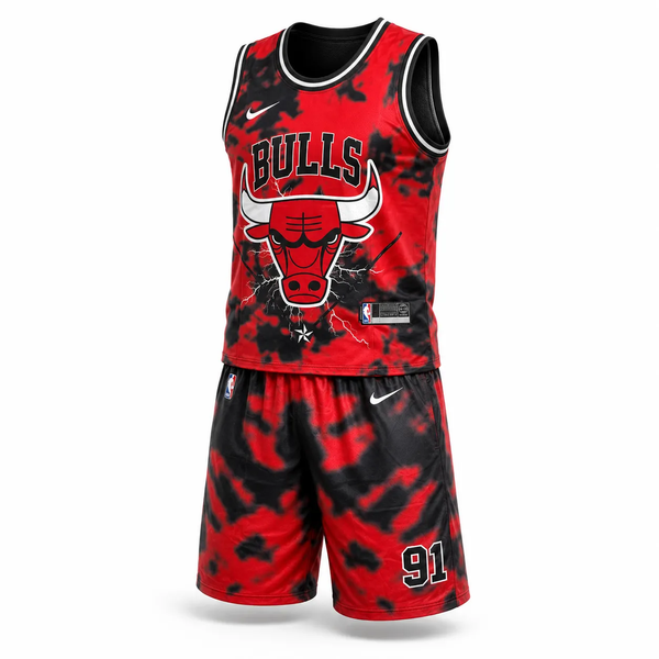 خرید ست بسکتبالی مشکی قرمز BULLS