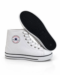 کفش کتونی ال استار ساق دار مدل کلاسیک سفید | کانورس All Star