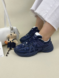 کتونی زنانه نایک  وی تو کی طرح گلدار   nike v2k Flowers Run Womans کد 1325
