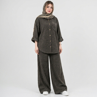 ست مانتو و شلوار زنانه مخمل پاییزی