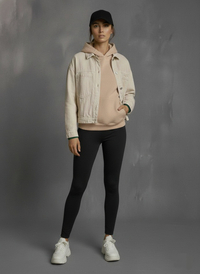 خرید کت جین رنگ شیری ZARA اورجینال