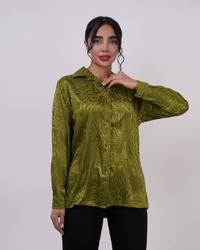 شومیز زنانه ساتن طرح دار
