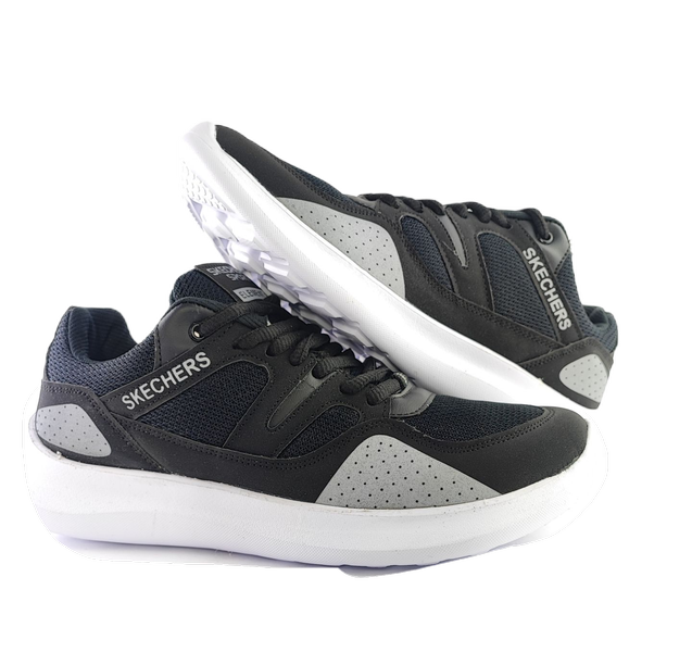 کفش اسپرت و روزمره مردانه برند اسکچرز Skechers مدل کوانتوم مشکی کد 248
