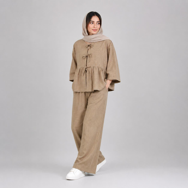 شومیز زنانه عروسکی چین دار آویسا