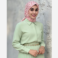خرید روسری نخی کاستوم طرح روژین قواره 110 