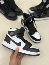 کتونی ساقدار زنانه نایک جردن 1 nike jordan1 کد 912
