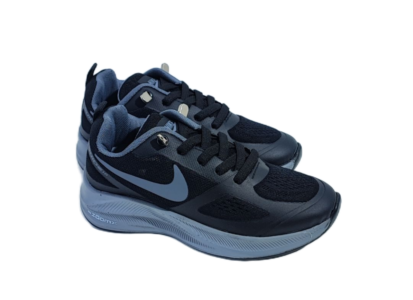 کفش اسپرت و رانینگ برند نایکی nike مدل گاید مشکی طوسی | کفش اسپرت و رانینگ پسرانه و دخترانه برند نایکی nike مدل گاید مشکی طوسی کد 370