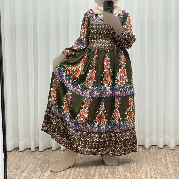 خرید پیراهن کریشه فری سایز تا 52 زنانه وارداتی چهارفصل کمربنددار شیک راحت بدون چروک سایه و بدن نما نیست 