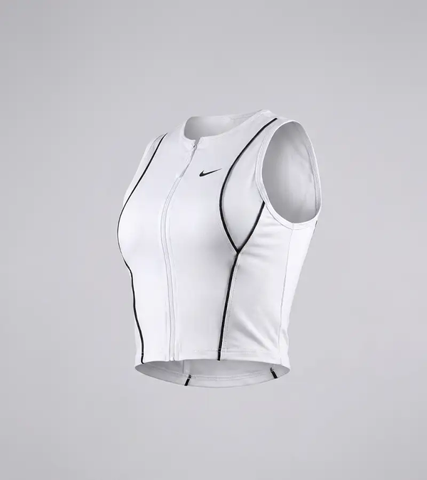 کراپ ورزشی زنانه مغزی دار Zip Up 