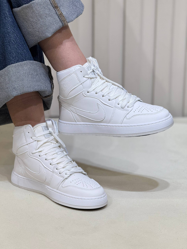 کتونی ساقدار زنانه ایر نایک جردن وان NIKE jordan 1 کد 912