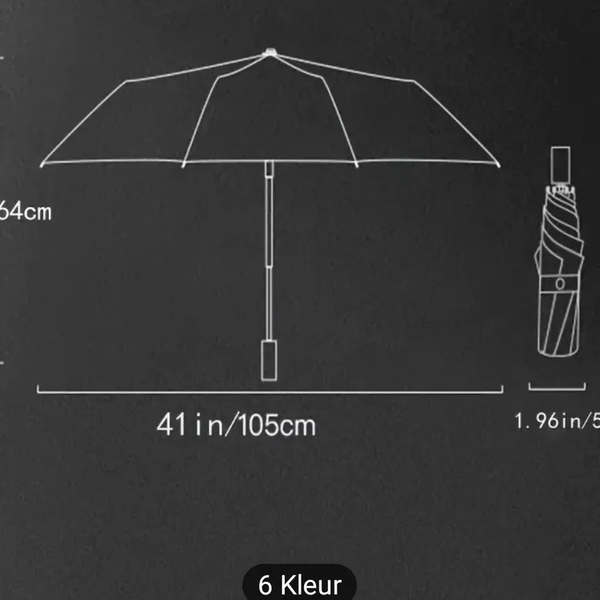 چتر شیشه ای تاشو فول اتومات سایز بزرگسال 8 فنر