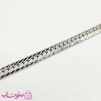 پابند زنانه YSX مدل کارتیه کوبیده نقره ای کد 1791